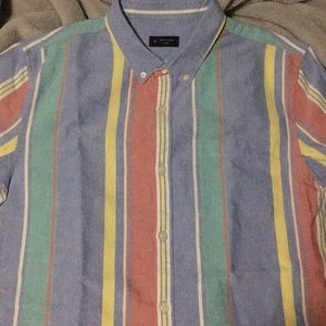 Colorful buttons down